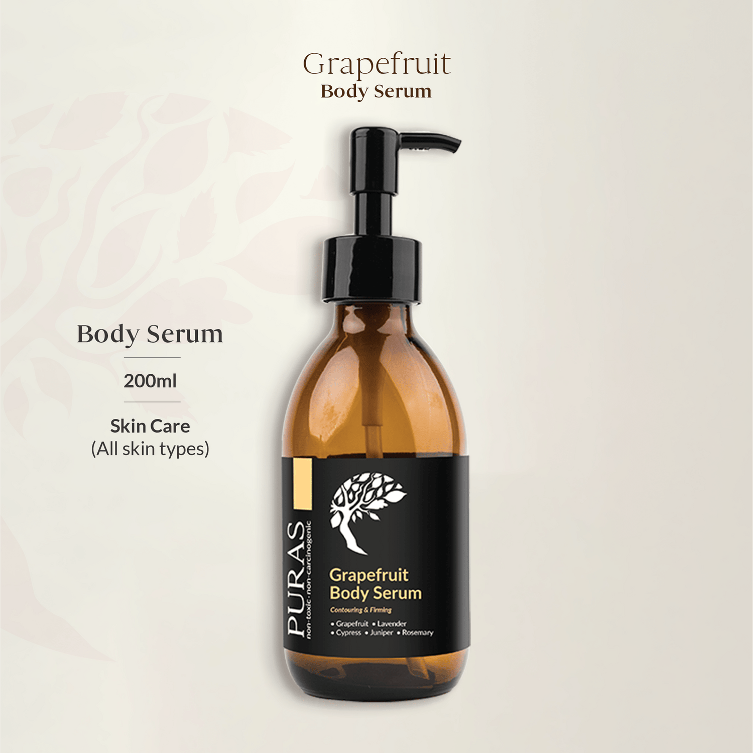 Grapefruit Body Oil Serum 200ml