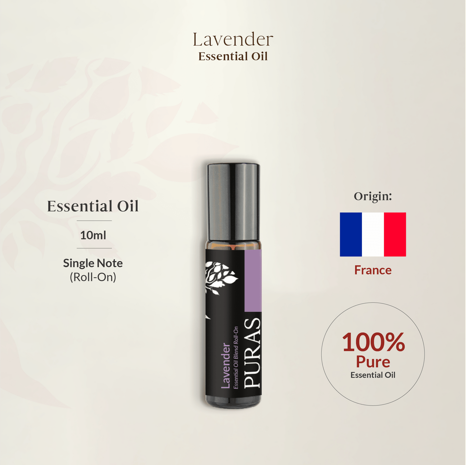 Lavender Essential Oil (Roll-On) 10ml