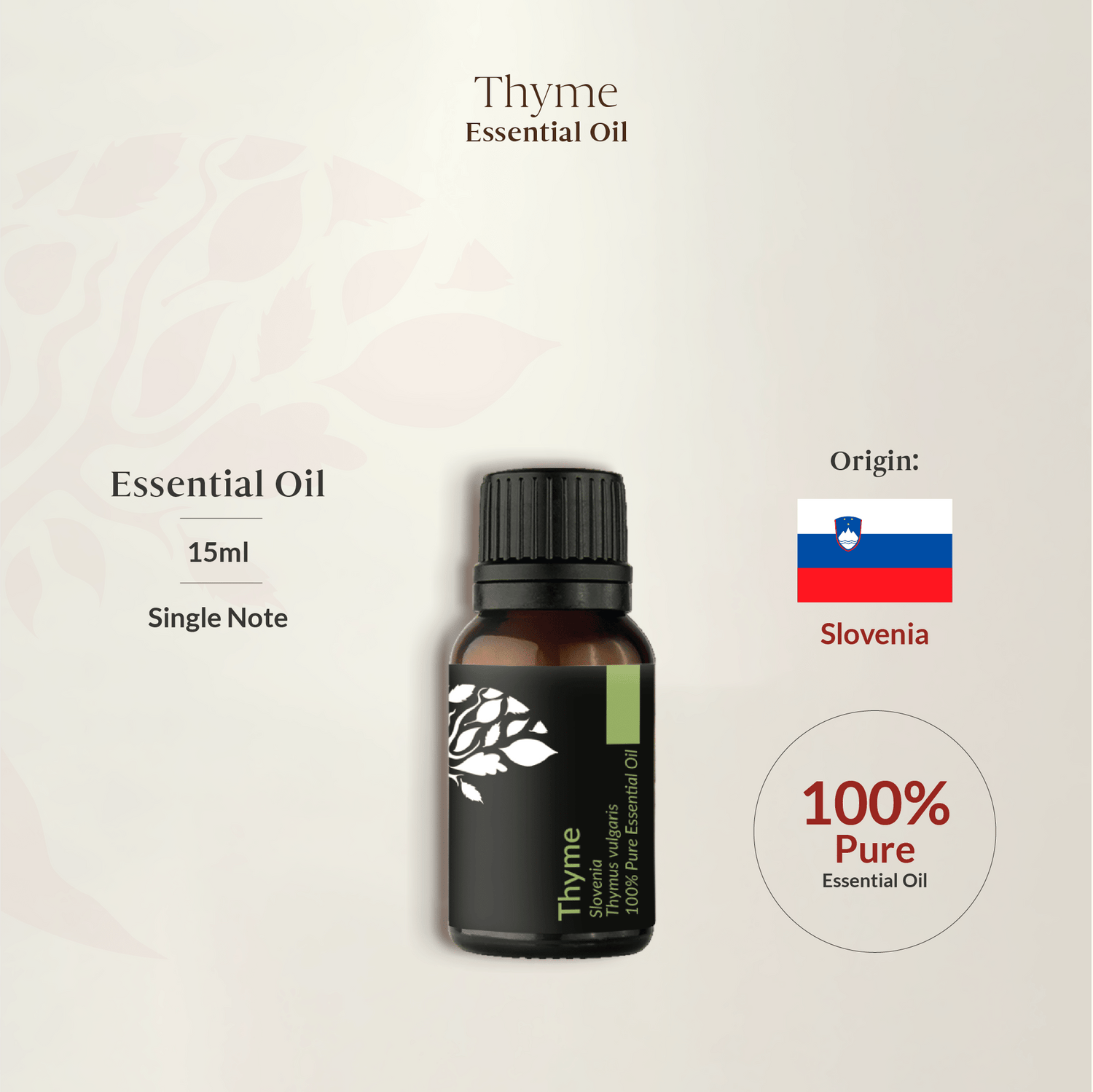 Thyme Essential Oil 15ml (Expiry : OCT 2026)