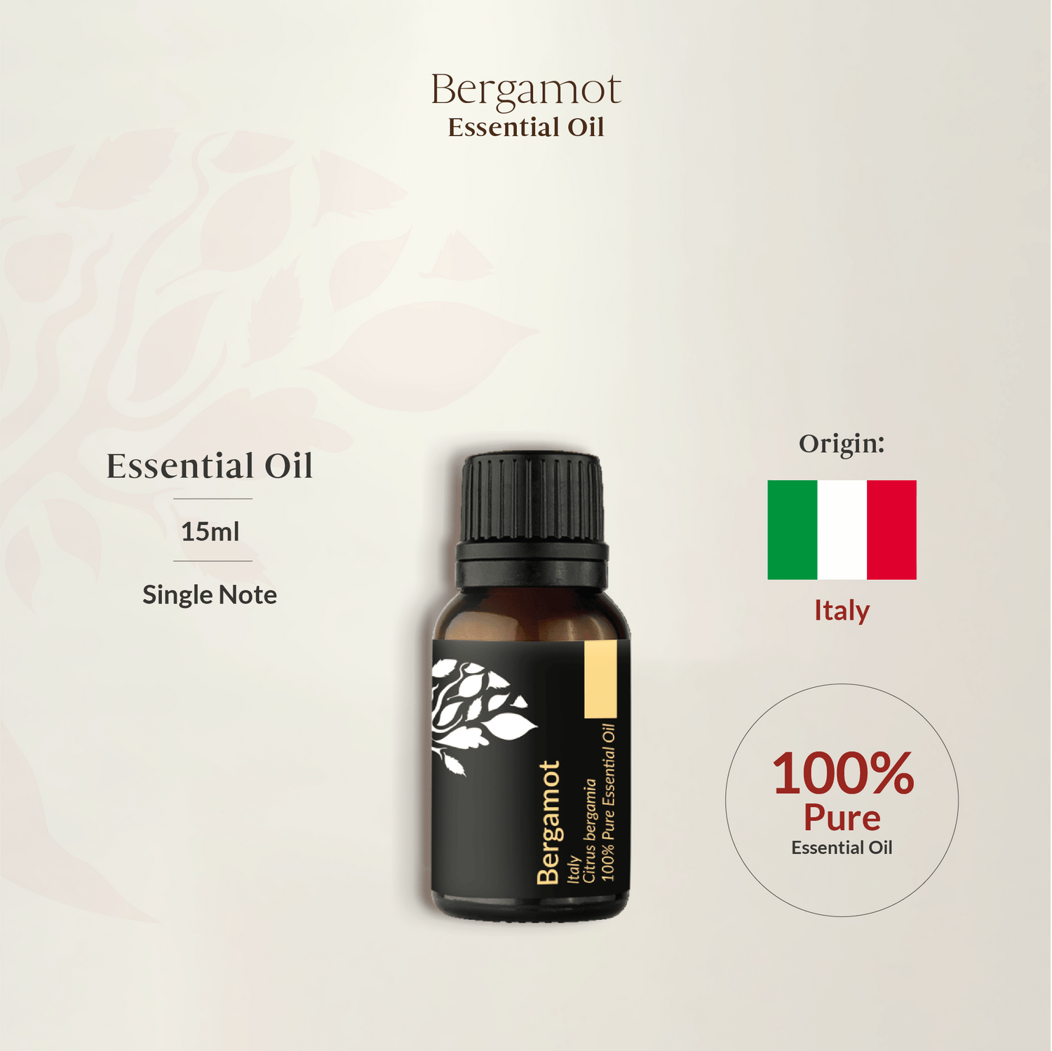 Bergamot Essential Oil 15ml