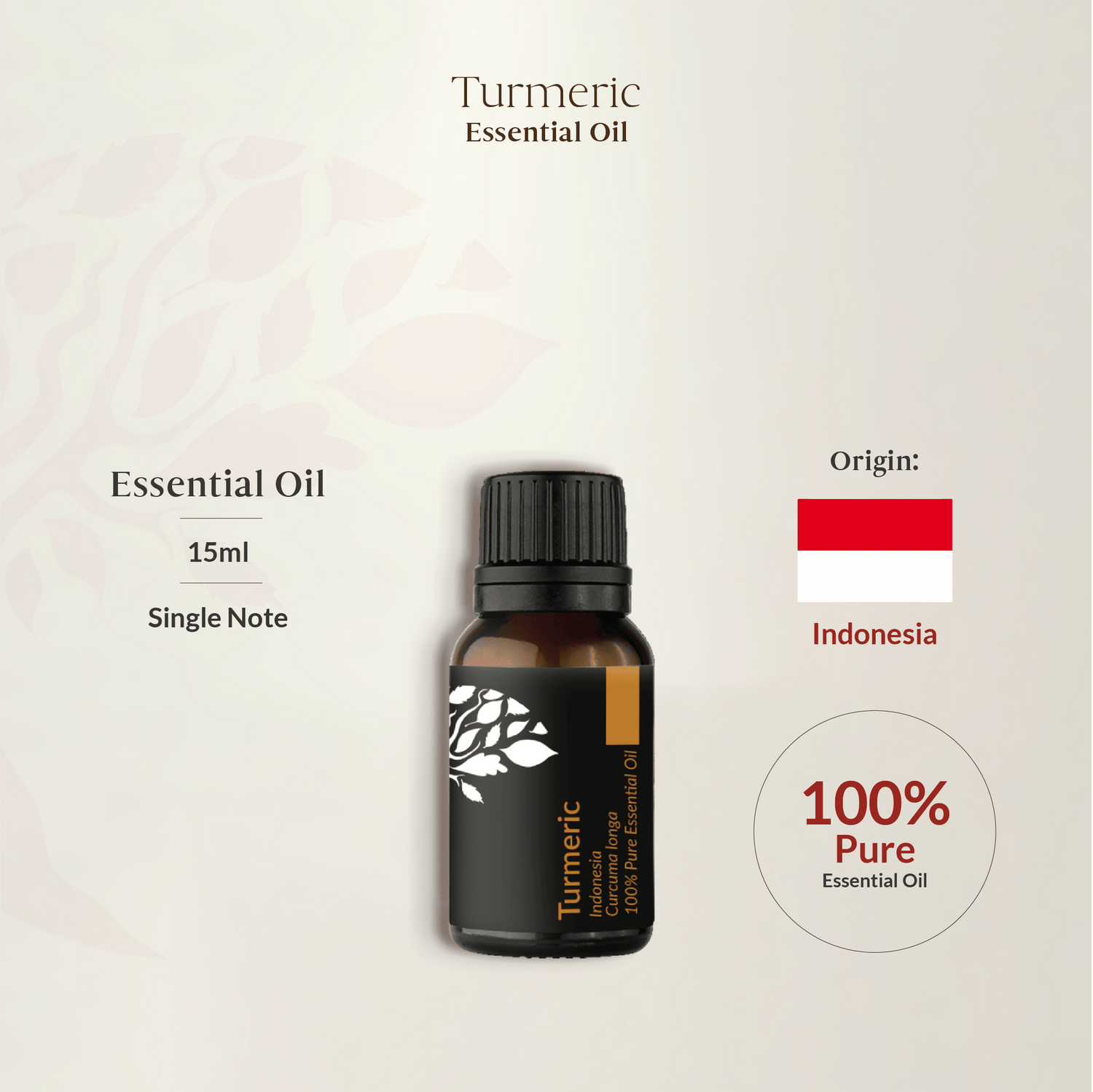 Turmeric Essential Oil 15ml (Expiry : NOV 2026)