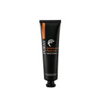 PURAS Geranium & Patchouli Hand Cream in a black tube with orange accents.