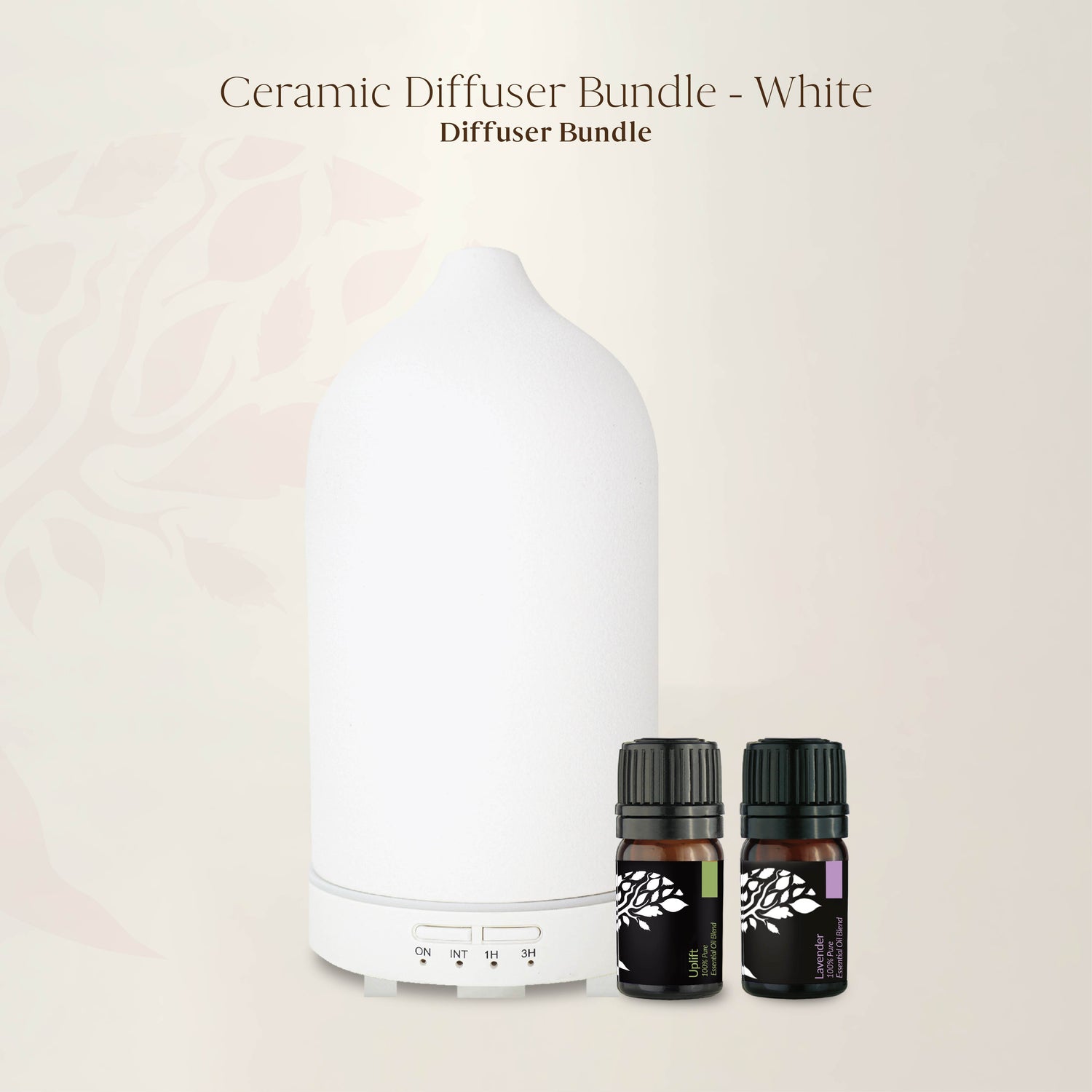 Ceramic Diffuser Bundle (150ml) - White