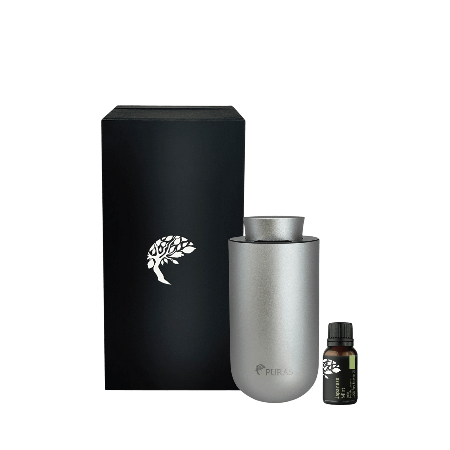 Relax & Unwind - Waterless Diffuser Set (Silver)